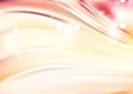 Pink and Beige Abstract Bokeh Wave Background Illustrator Royalty Free Stock Photo