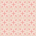 Pink beige embossed pattern in arabic style, oriental ornate seamless pattern for decoration