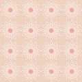 Pink beige embossed pattern in arabic style, oriental ornate seamless pattern for decoration