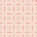 Pink beige embossed pattern in arabic style, oriental ornate seamless pattern