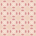 Pink beige embossed pattern in arabic style, oriental ornate seamless pattern illustration