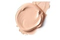 Pink beige foundation texture isolated on white background, created with Generative AI technology