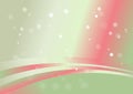 Pink Beige and Green Gradient Wave Background Royalty Free Stock Photo