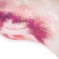 Pink And Beige Wave Border Presentation Background Vector Eps Beautiful elegant Illustration Royalty Free Stock Photo