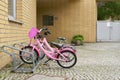 Pink bicycles as merchandising of the product line Lillifee