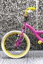 Pink bike Royalty Free Stock Photo