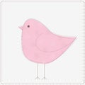 Pink bird Royalty Free Stock Photo