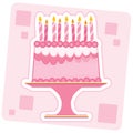 Pink Birthday Cake