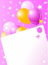 Pink Birthday card