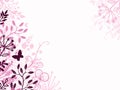 Pink and black floral background backdrop