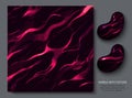 Pink black marble disco style or Sci-Fi. Modern design template for invitation, web, banner, card, pattern and wallpaper