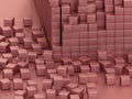 Pink blocks Royalty Free Stock Photo