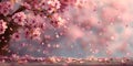 Pink Blossom Background Stunning Spring Floral Wallpaper Royalty Free Stock Photo