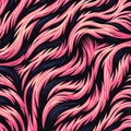 pink and blue abstract feather pattern. Royalty Free Stock Photo