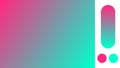 Pink and blue aqua gradient background with light blurred pattern. Abstract illustration with gradient blur design Royalty Free Stock Photo