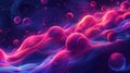 Pink and blue bubbles in abstract background Royalty Free Stock Photo
