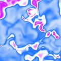 Pink blue clouds, fluid plasma geometries, abstract texture, graphics Royalty Free Stock Photo