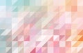 Pink and blue colored triangular pattern background