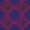 Pink Blue String Fractal Spiral Background