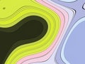 Pink blue green waves lines geometries, background Royalty Free Stock Photo