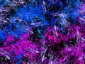 Pink blue neon abstract painting with black background Royalty Free Stock Photo