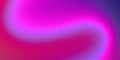 Pink blue purple wavy wide background. Blurred pattern with noise effect. Grainy website banner, desktop, template