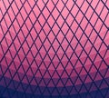 Pink and blue repeating pattern of triangles modern background t Royalty Free Stock Photo