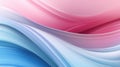 Pink and Blue Silky Waves Background, abstract illustration