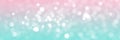 Pink and blue sparkling glitter bokeh background banner Royalty Free Stock Photo