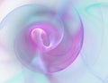 Pink-blue spiral fractal background