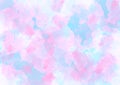 Pink and Blue Watercolor Texture Abstract Background Royalty Free Stock Photo