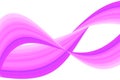 Pink and Blue Wavy Background