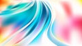 Pink Blue and White Abstract Curve Background Vector Image Royalty Free Stock Photo
