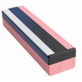 Pink Blue White Black Rectangular Block Royalty Free Stock Photo