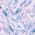 Pink, blue and white color marbling texture. Creative seamless background design. Modern ink marble tile. Royalty Free Stock Photo
