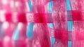 Pink and Blue Woven Plastic Texture Abstract Royalty Free Stock Photo