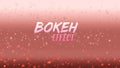 Pink bokeh background. Glowing & vibrant colored texture background.