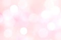 Pink bokeh blurred background.Valentine`s backdrop Royalty Free Stock Photo