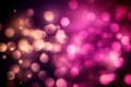 Pink bokeh romantic background. Illustration Generative AI Royalty Free Stock Photo