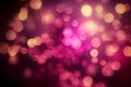 Pink bokeh romantic background. Illustration Generative AI Royalty Free Stock Photo