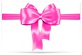 Pink bow Royalty Free Stock Photo