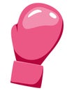 pink boxing glove design