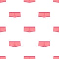 Pink boyshorts pattern seamless vector