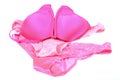 Pink bra and panty Royalty Free Stock Photo