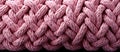 Pink braided rope texture. Abstract background and texture for design Royalty Free Stock Photo