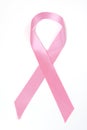 Pink breast cancer awareness ribbon Royalty Free Stock Photo