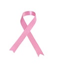 Pink breast cancer ribbon Royalty Free Stock Photo