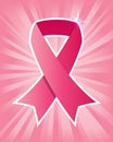 Pink Breast Cancer Ribbon Royalty Free Stock Photo