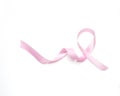 Pink breast cancer ribbon