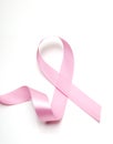 Pink breast cancer ribbon